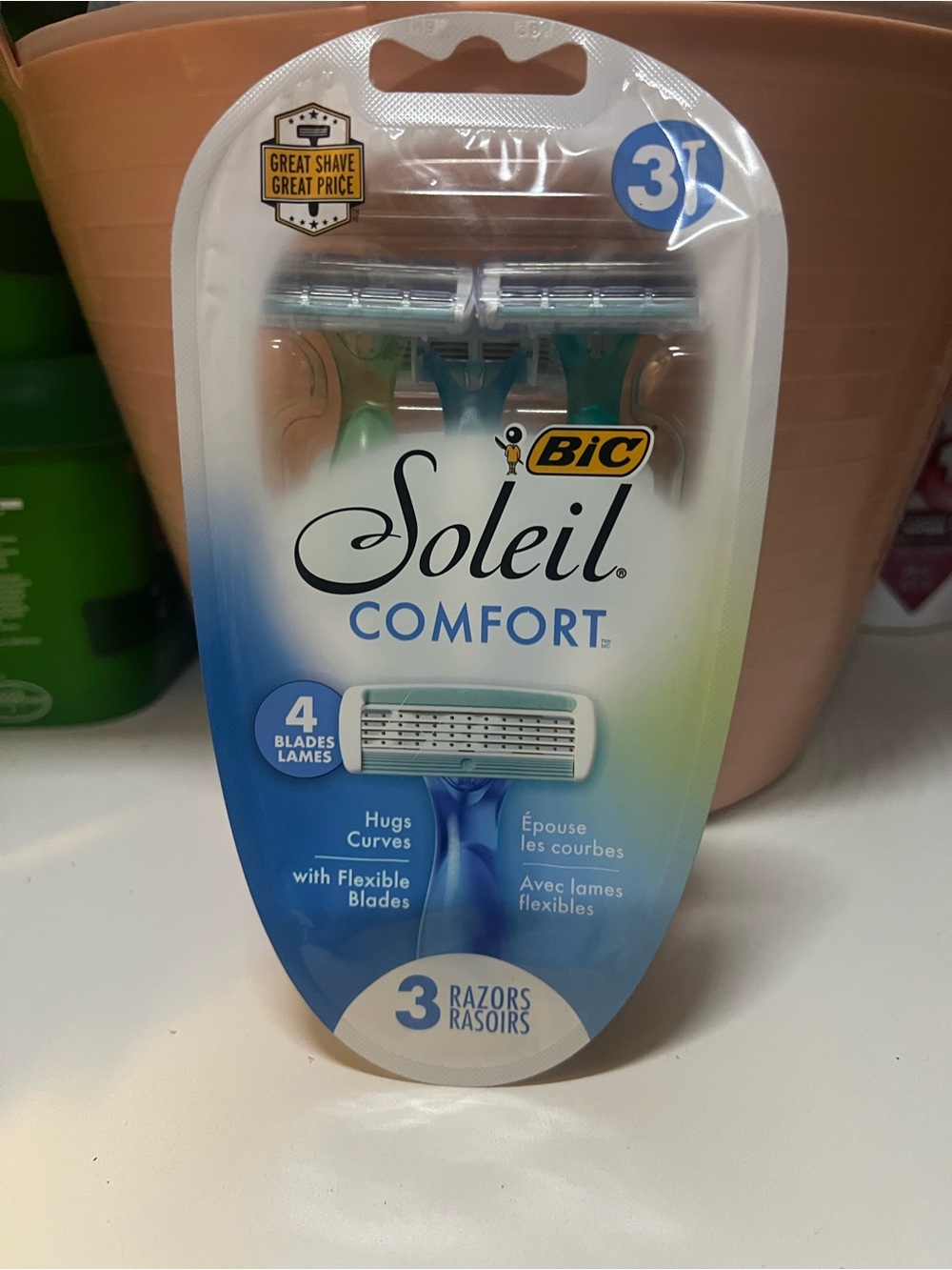Bic Soleil comfort razors 3 pack